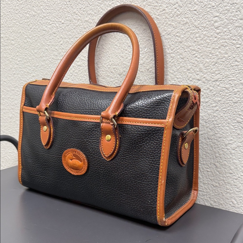 Dooney & Bourke All Weather Leather Satchel Unlined.